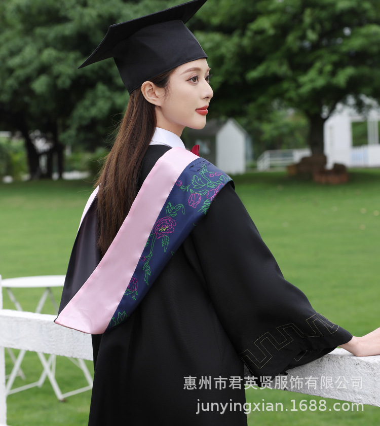 学士服批发 大学毕业学士服男女学院风工科本科文科学位服表演服-阿里巴巴