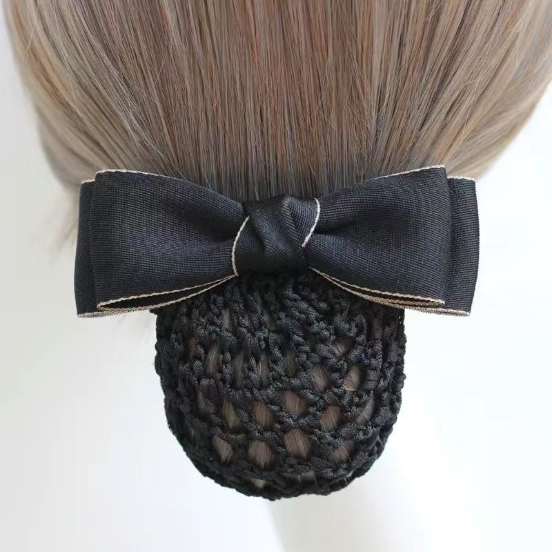 Professional Hair Accessories for Hotel Stewardesses, Nurses, Bank Staff, Office Hair Styling, Work Hair Clips, and Bowknot Ornaments