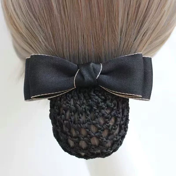 Professional Hair Accessories for Hotel Stewardesses, Nurses, Bank Staff, Office Hair Styling, Work Hair Clips, and Bowknot Ornaments
