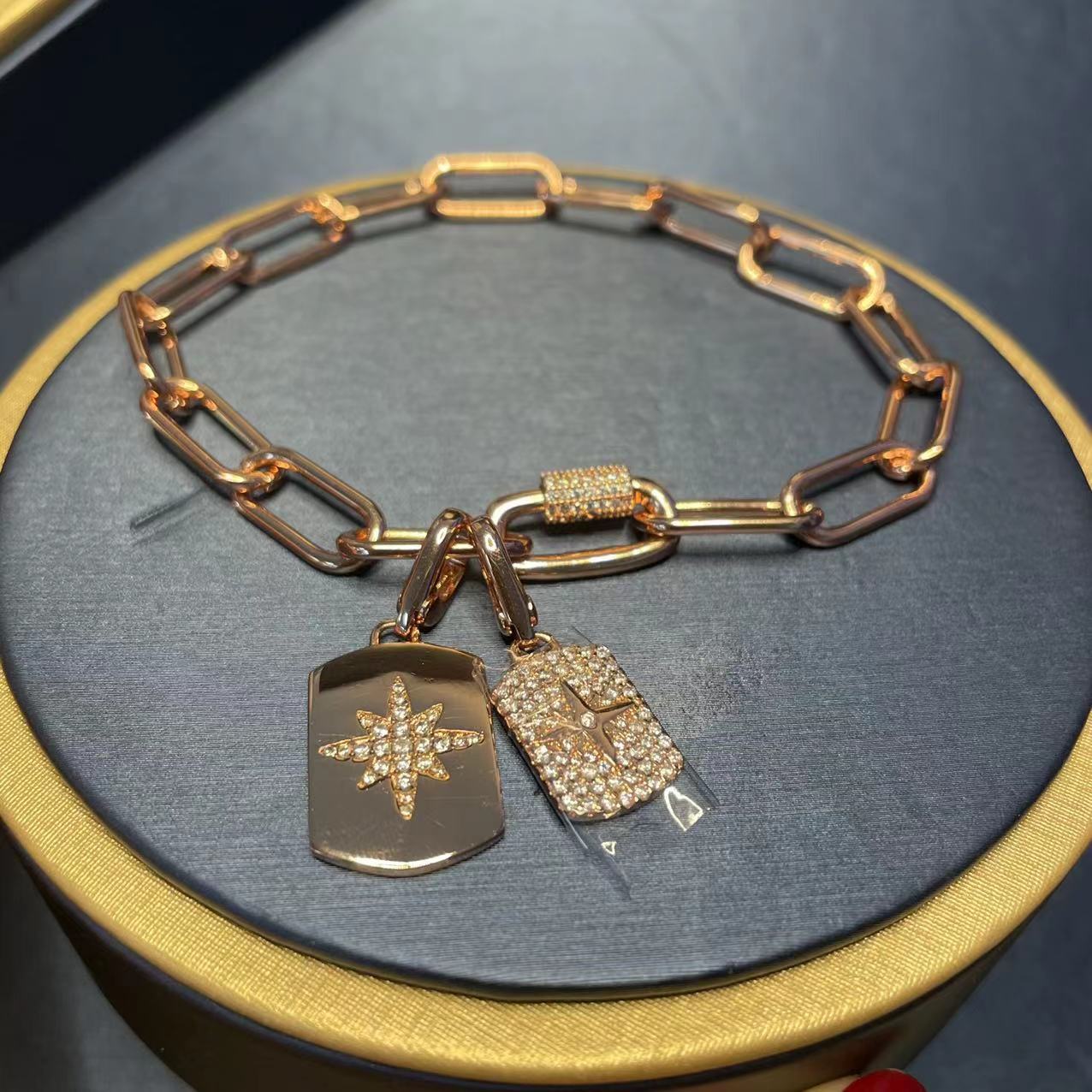 Fashion Star Copper Star Zircon Bracelets