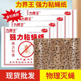 捕蝇神器环保孕婴家庭适用苍蝇贴苍蝇纸粘蝇纸板现货批发家用