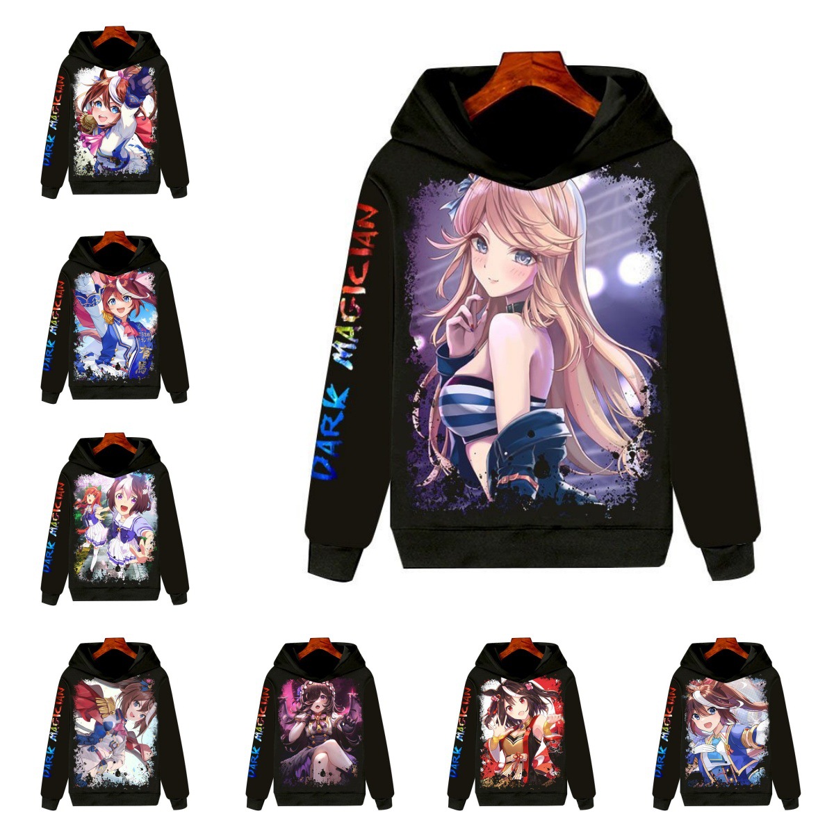 Cross-border Umamusume Pretty Derby Horse Girl Sweatshirt, Women's/Men's/Couple 3D Clothing, Amazon Merchandise