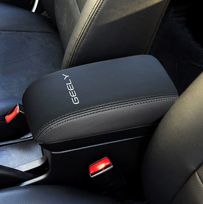 Armrest Box Cover Cover Renovation — Armrest box - section-06-10-black-leather-and-black-line-is-marked