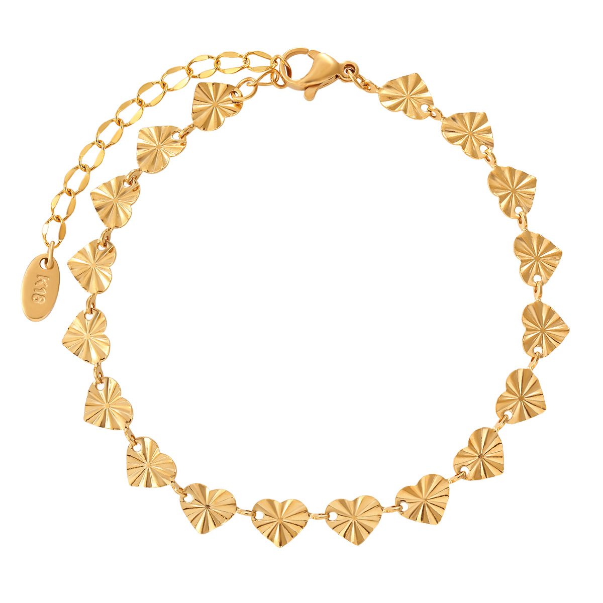 SL045/골드 팔찌 "16.5 + 5cm]