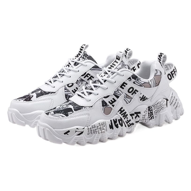 Transfronteriza verano transpirable zapatos de los hombres de estilo coreano de moda todos los deportes a juego zapatos de aumento casuales Internet celebridad Daddy ins zapatos de moda hombres