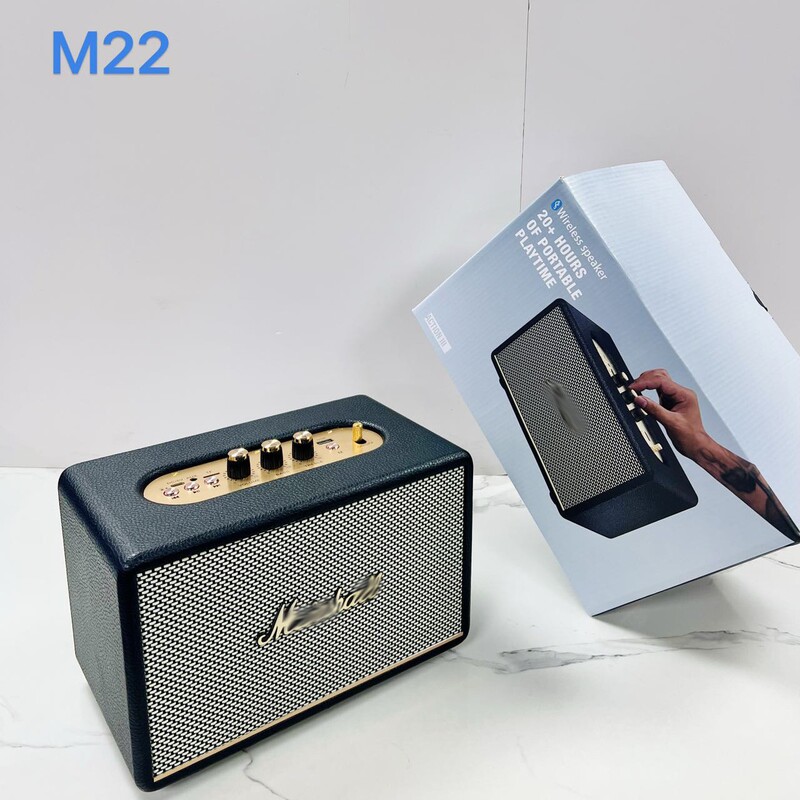 クロスボーダー M22 Bluetooth スピーカーレトロ木製高価値立体馬スプーン ACTON3 装飾オーディオ M18 サブウーファー|undefined