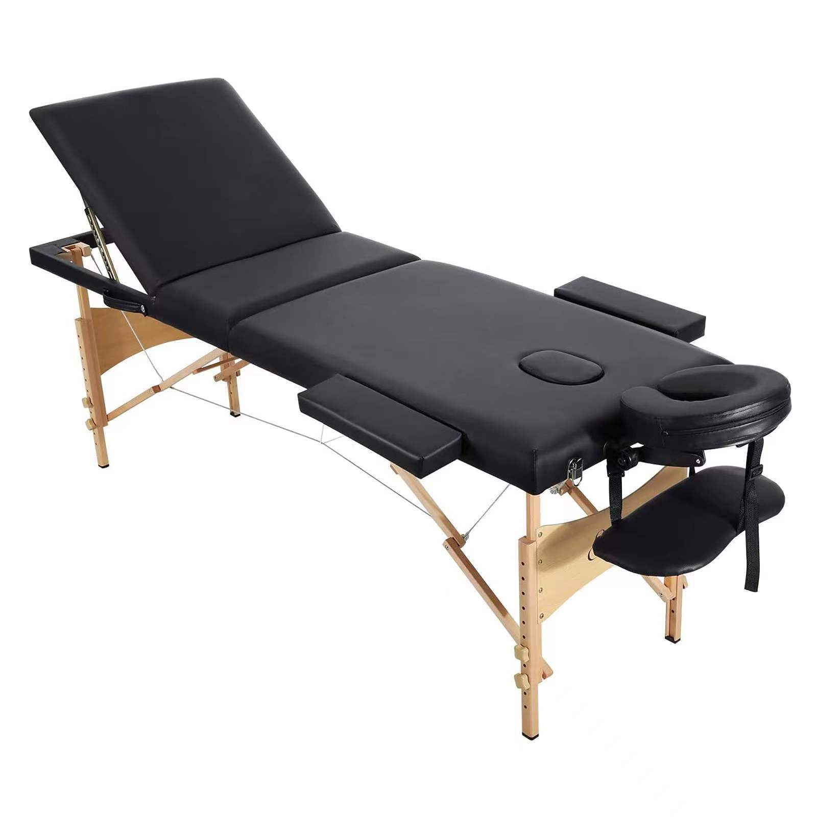 Nueva cama de masaje portátil 14,5 cama de belleza plegable gruesa fábrica de belleza cama de belleza silla de masaje de haya 70 de ancho