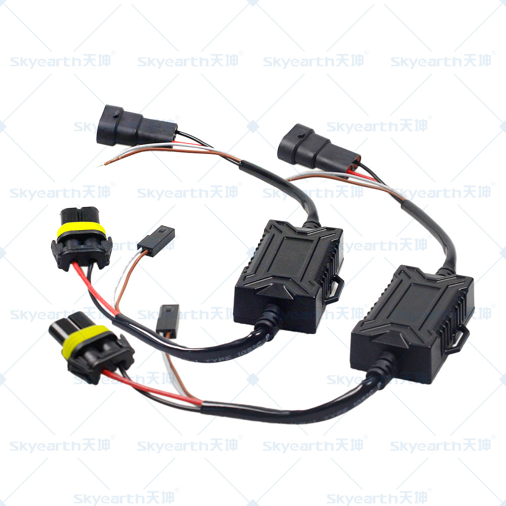 H4 impermeable un grupo de dos hilos HID lámpara de xenón 12V accesorios de lente para mejorar la modificación del haz de luz variable de distancia y cerca