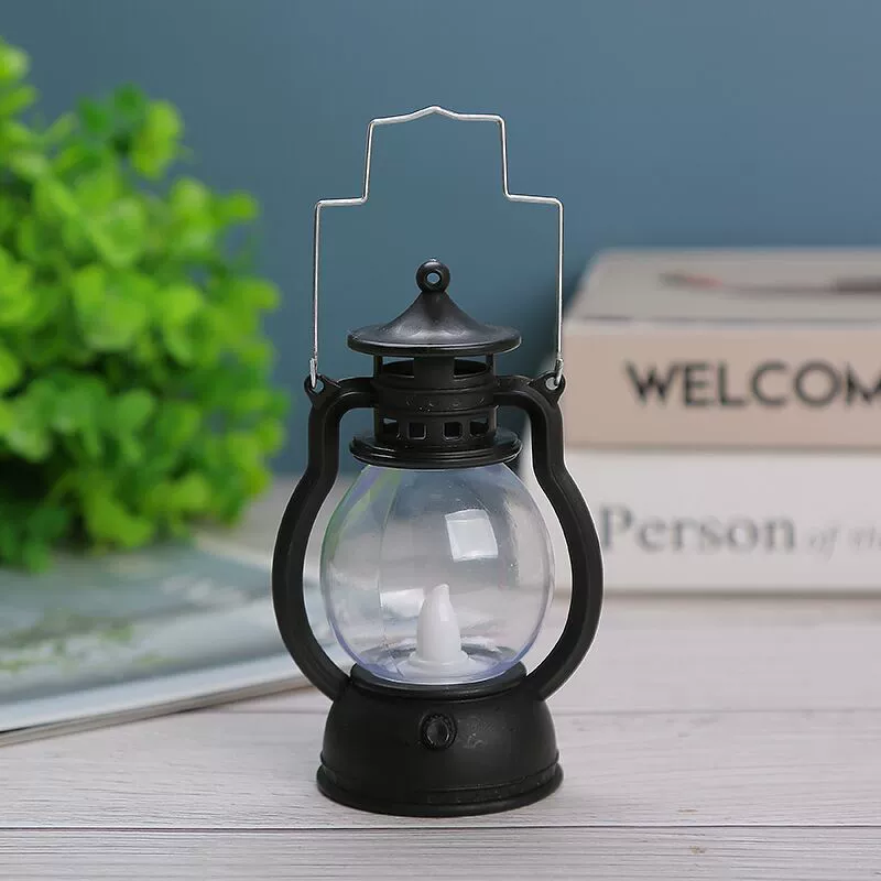 LED-винтовая лампа, пластиковая абажур, мерцание теплого света, аккумуляторная (AG10×3)
