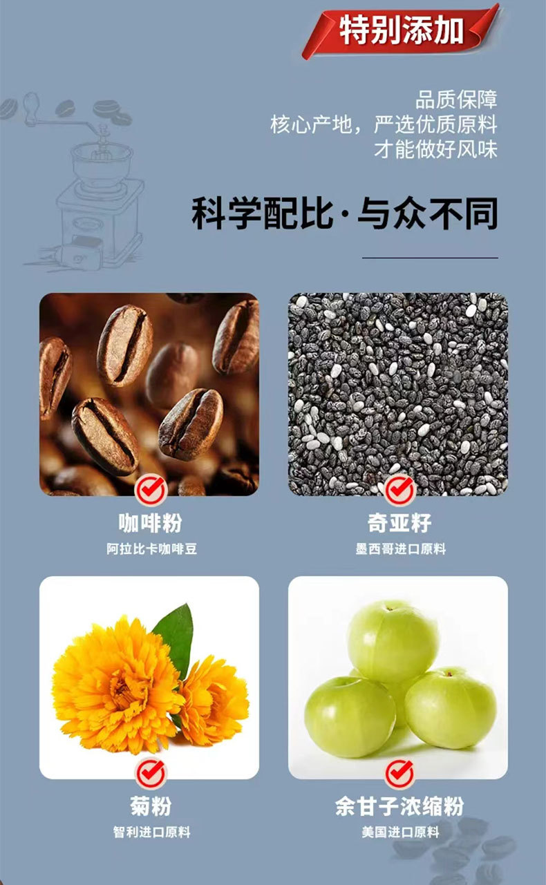 Bulletproof Style Coffee Classic Velvet Latte Flavor Instant Coffee Powder 100g Box quality and texture