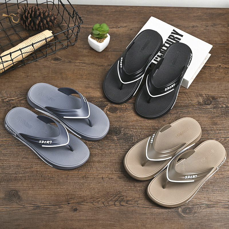 Non-slip Men's Flip-flops For Summer Beach And Home Use_voghion.com
