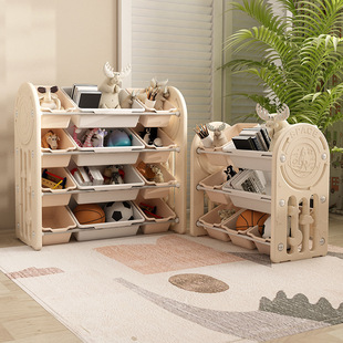 Children's Toy Storage Rack Classification Storage Cabinet Toy Rack Sundry Storage Rack Baby Organizing Cabinet Baby Storage Cabinet