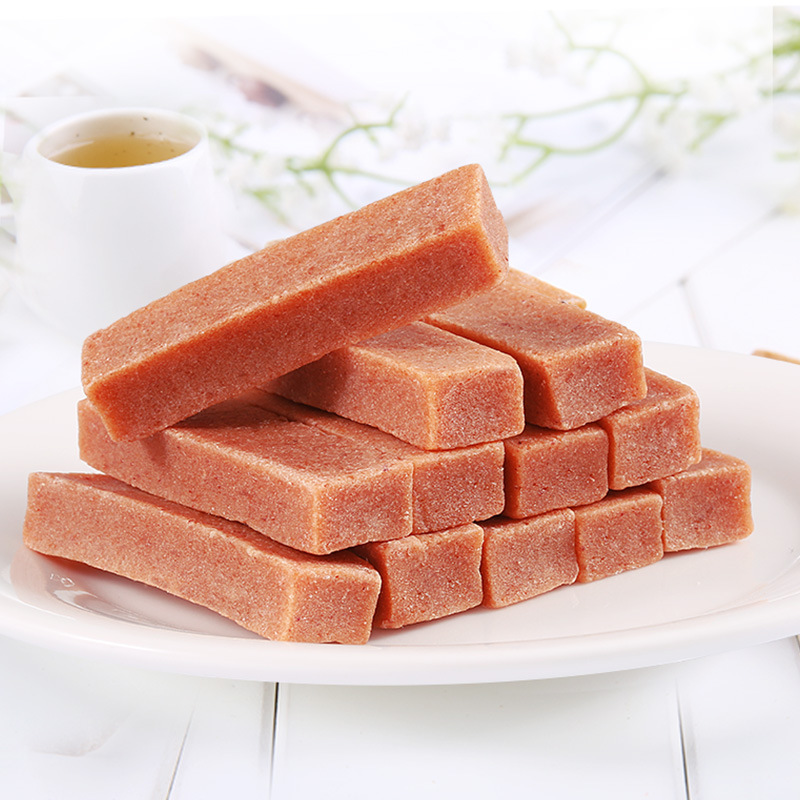 Baicaowei Hawthorn Strips 228g, Box of 30 Packs, Casual Snack, Popular Online Snack, Preserved Hawthorn Fruits