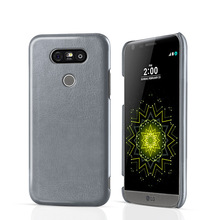 工厂批发适用LG G5疯马纹皮质手机保护壳LG G5保护皮套贴皮壳背壳