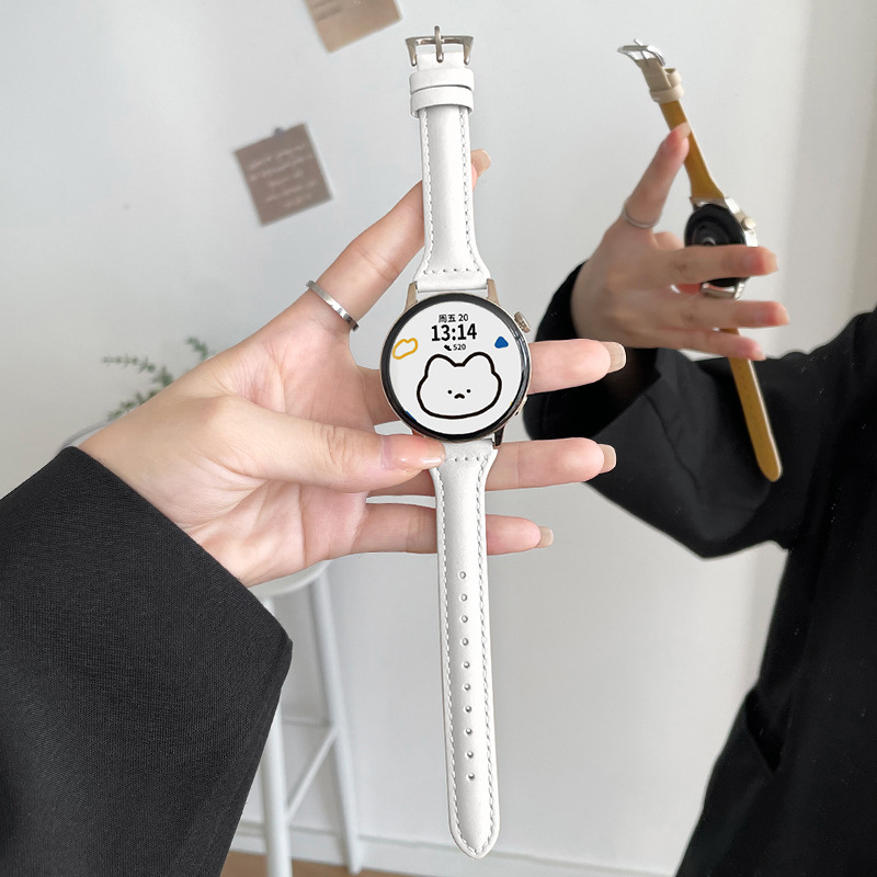 Pin buckle small waist-pure white [pin buckle]