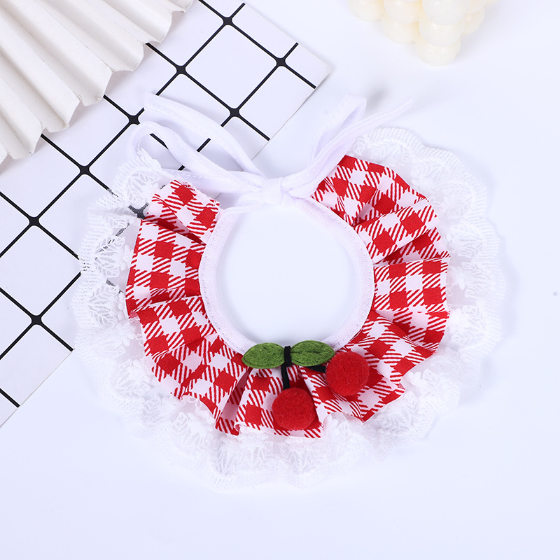 21g Weight Pet Collar Type Of Pet Supplies 1 Piece Quantity Casual Lace Lattice Pet Collar