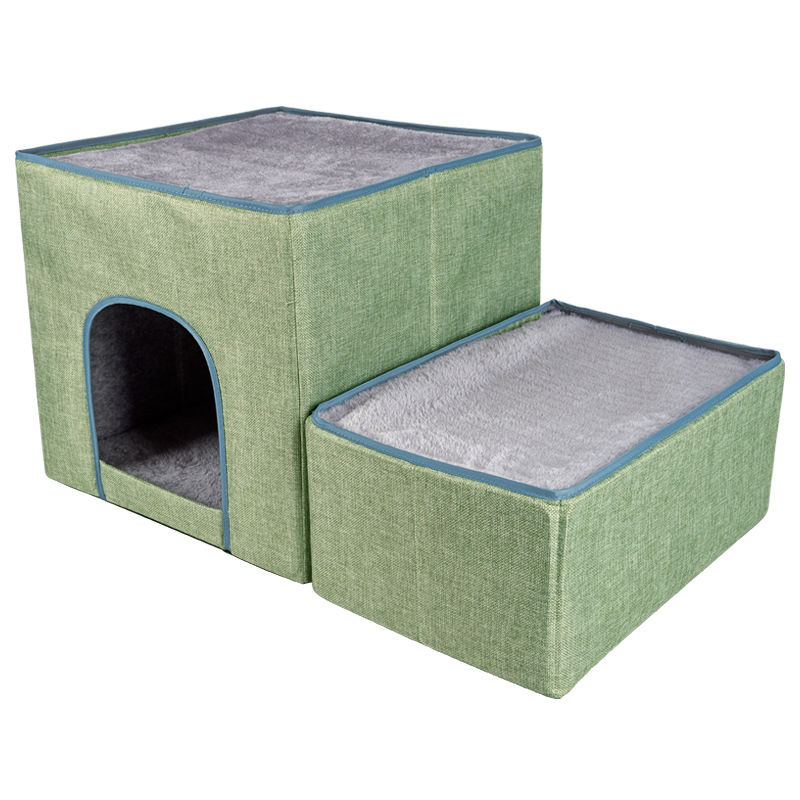 工廠直銷流浪貓窩冬季保暖四季通用封閉式超大號貓屋儲物雙層別墅