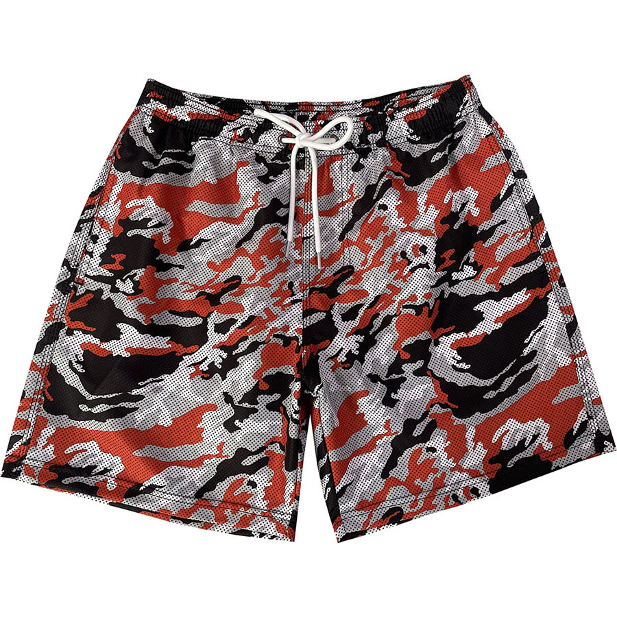 沙滩裤速干五分短裤游泳裤带内衬休闲海边度假直筒男女情侣裤