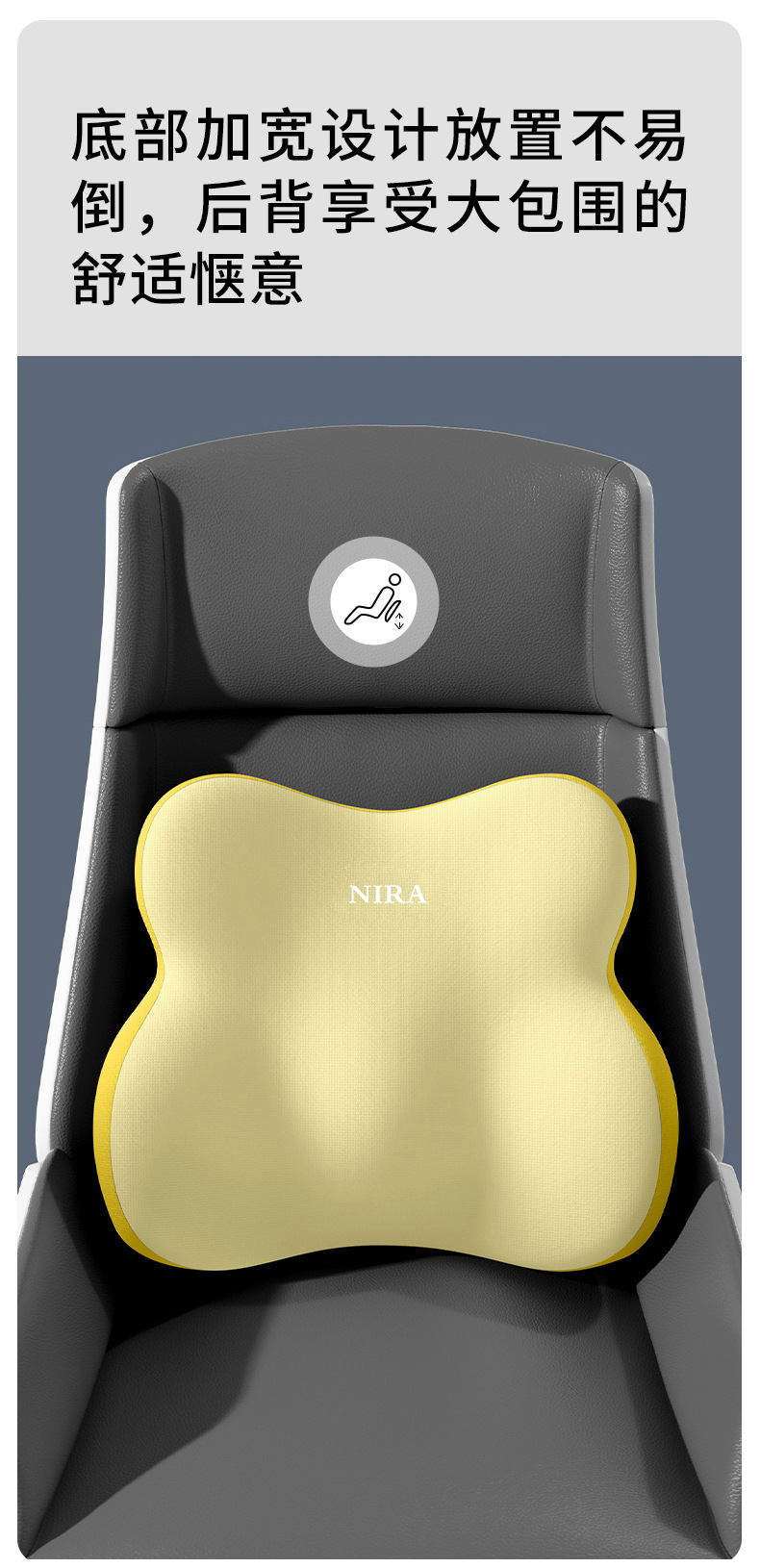 Cross-Border In-Stock Products Exclusively for Car Headrests, Lumbar Supports, Neck Pillows, and Backrests for Driver and Passenger, Removable and Washable Memory Foam Headrests and Lumbar Supports