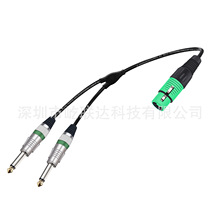 XLR Female 6.3mm 1/4'' to XLR Microphone Audio Cable