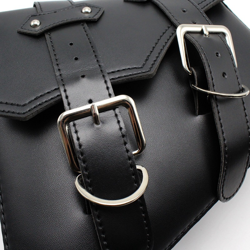 Motorcycle Side Saddle Bags Pu Leather Tool Bag