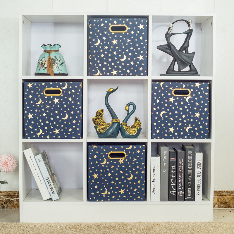 源头工厂日式衣柜棉麻布艺收纳盒家用衣物整理收纳箱可折叠储物箱