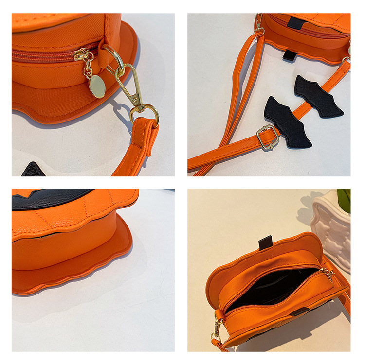 Halloween Funny Pumpkin 2023 Nuova borsa da donna monospalla Moda Contrasto colore Creatività personalizzata Alla moda_voghion.com