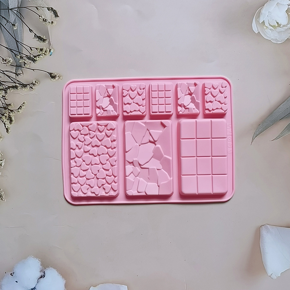 Silicone tamaño piezas de amor 171 chocolate molde de silicona molde de postre molde de hielo para hornear pastel de arroz