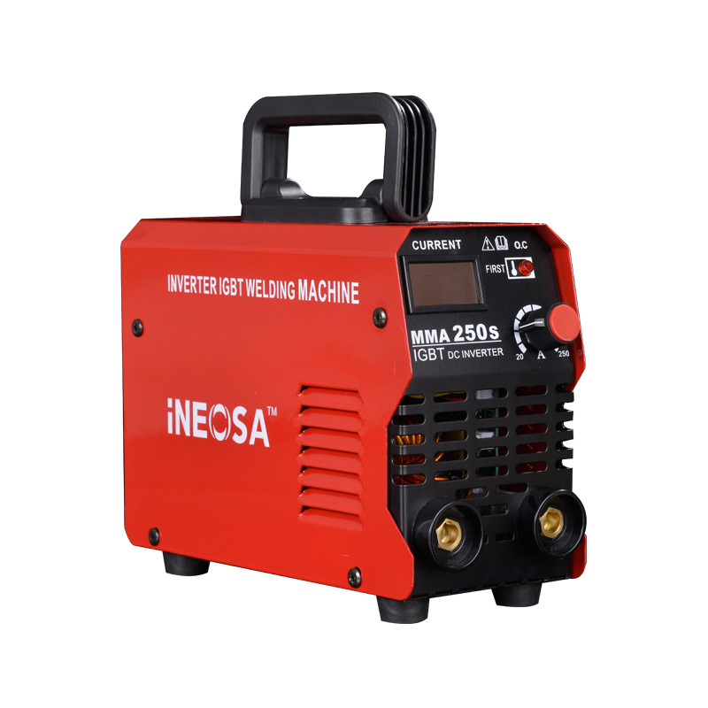 soldadora eléctrica doméstica británico MMA250 mini soldadora portátil inversora soldadora manual de corriente continua europea