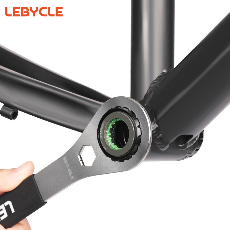 Lebaike Bicycle Bottom Bracket Wrench Integrated Hollow Bottom Bracket Chainring Wrench Disassembly and Installation Tool Universal T47