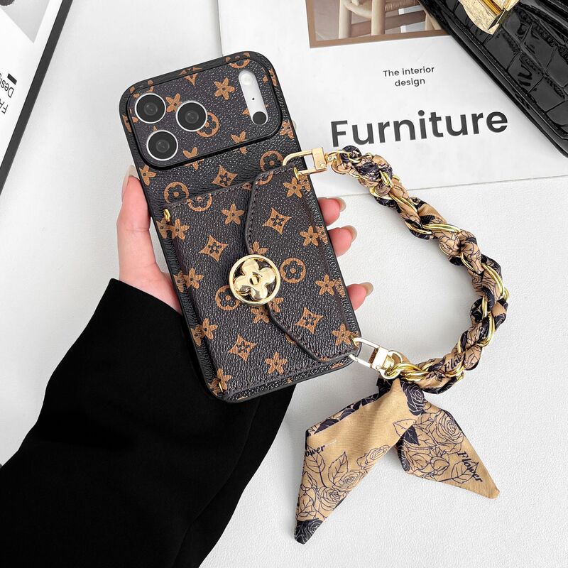 Suitable for Apple 17Promax Mobile Phone Case, New Model 17Pro Cross-Body Strap, Lanyard, Card Holder, Stand, 16 Full Coverage Suitable for Apple 17Promax Mobile Phone Case, New Model 17Pro Cross-Body Strap, Lanyard, Card Holder, Stand, 16 Full Coverage