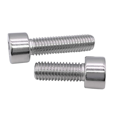 M4M5M6M8 304 stainless steel bald cylindrical head hexagonal head screws non-knurled hexagonal head screws GB70.1