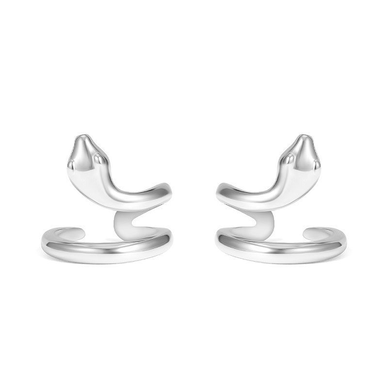 Snake-shaped Clip Men Without Pierced Ears, Snake-shaped Ear Bone Clip, Light Luxury High- Accessory, Gift For_voghion.com