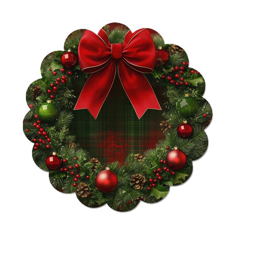 Christmas Round Drain Pads Silica Gel Heat Insulating Table Mat Waterproof Easy to Clean Dinner Mat on TEMU