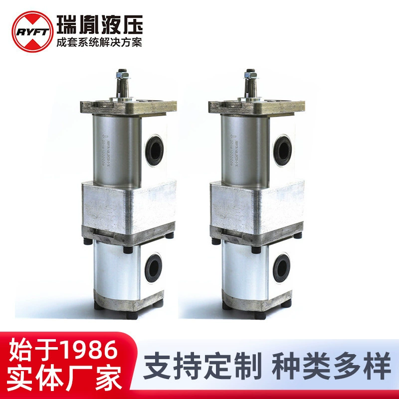 Производители продают двухступенчатый шестеренчатый насос бустной насос может комбинированный шестеренчатый насос с высокой скоростью и высоким давлением