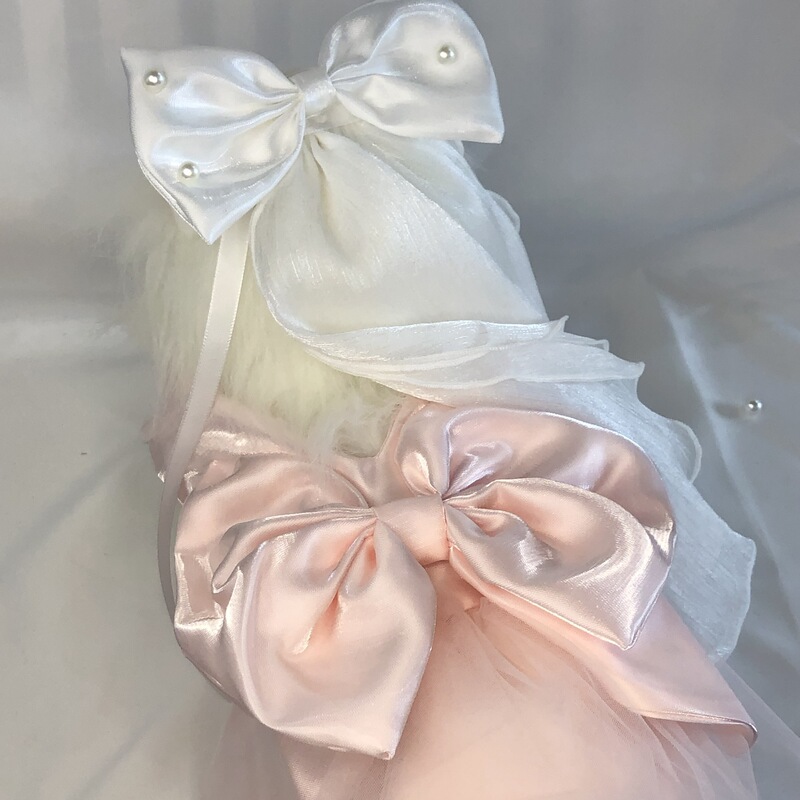 高端宠物狗狗猫猫婚纱裙宠物节日礼服博美比熊连衣裙猫咪公主裙|undefined