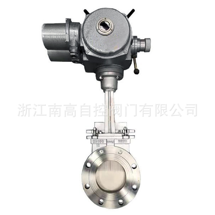 刀闸阀 铸钢不锈钢 法兰 双向 型号PZ973X刀型闸阀