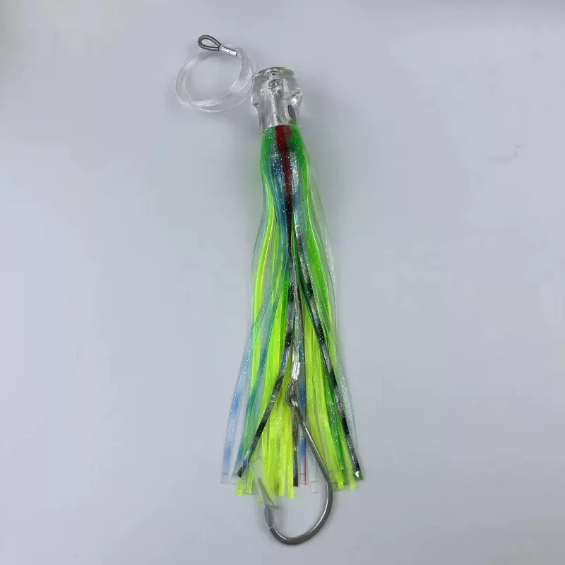 16cm/25cm拖钓 船钓 金枪鱼鱿鱼章鱼软饵海钓带钩