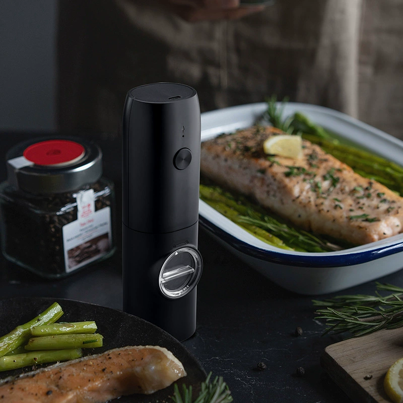 USB электрическая мельница для бутылки, мельница для перца, морская соль, розовая соль, мельница для перца, измельчитель специй