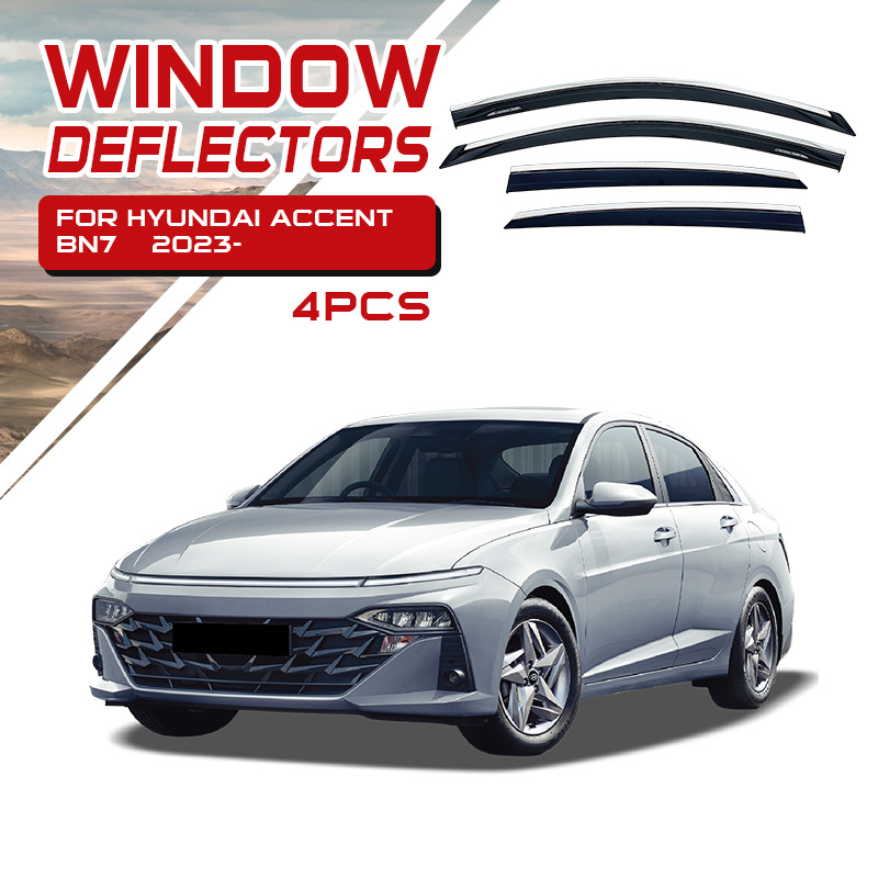 Aplicable a Accent protector de lluvia protector de cejas de lluvia defensa de ventana de acceso Hyundai