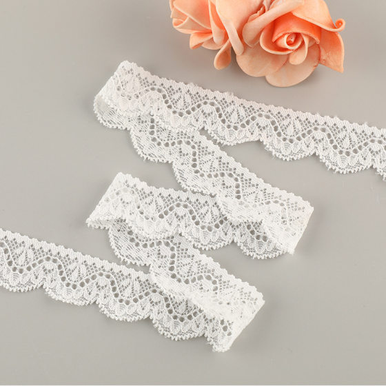 2cm unilateral lace wavy lace lace elastic lace Lolita skirt accessories