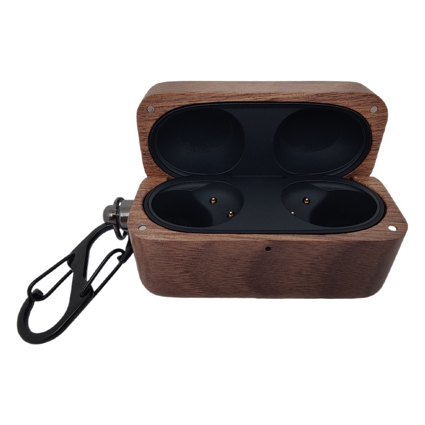 Adecuado para Sony WF-1000XM5 auricular Bluetooth madera maciza funda protectora real inalámbrico auricular al por mayor