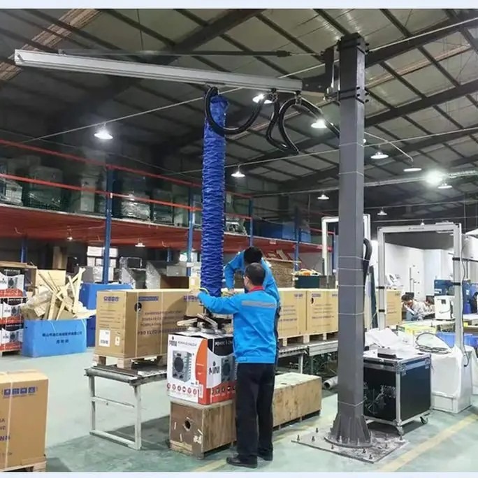 Grúa de succión al vacío placa de acero placa de madera vidrio ventosa al vacío caja de cartón de madera goma tubo de aire grúa de succión