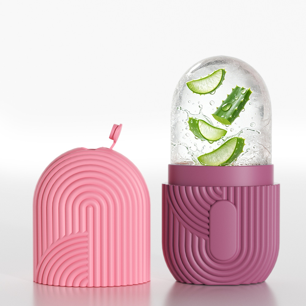 Silicone helado facial helado facial helado rodillo helado molde de masaje de belleza helado de silicona helado húmedo helado en stock