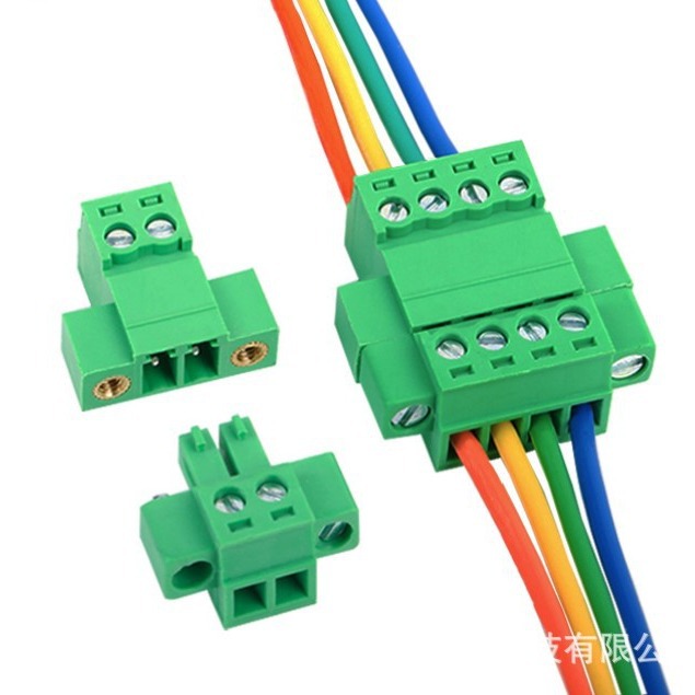 免焊对接空中对接端子插拔式接头15EDGRKP3.81-2P14P公母插头对插