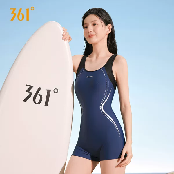 361 Degrees 2026 New Model One-Piece Swimsuit for Women, Suitable for Hot Springs, High-End, Slim-Fitting, Slimming, and Designed for Competitive Swimming Pools