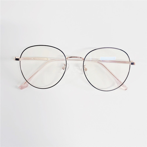  New Fashionable Fresh-Style Unisex Metal Eyeglass Frames—Compatible with Prescription Lenses & Plain Glasses for Myopia—Model 29238
