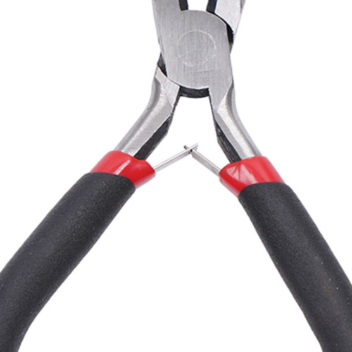 Toothed Tip Pliers Jewelry DIY Clamping Pliers Round Nose Pliers Bead Cutting Pliers 4.5 inch Multi-functional