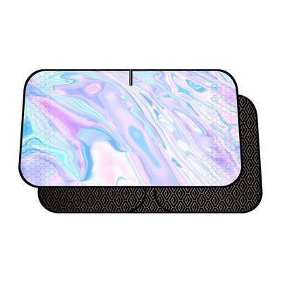 Windshield, Car Interior Shield, Sun shade - oxford-cloth-titanium-silver-laser-large-sunshade-1506