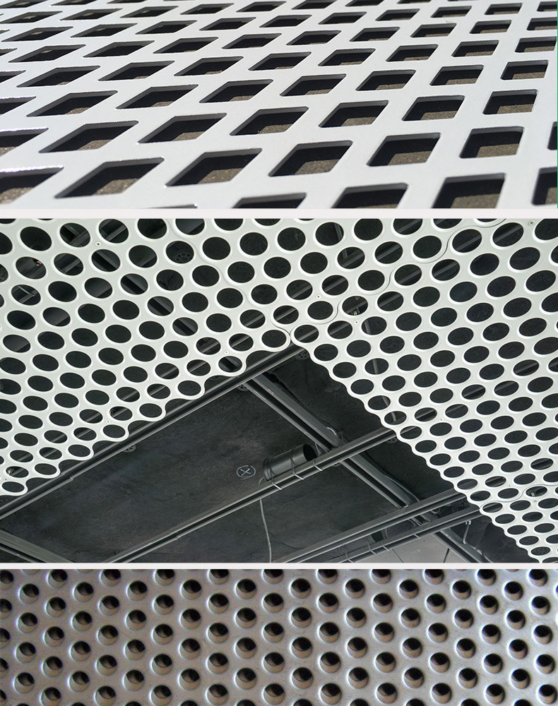 304不锈钢网孔板镀锌冲孔网铝单板冲孔装饰孔板过滤网各种异型孔详情9